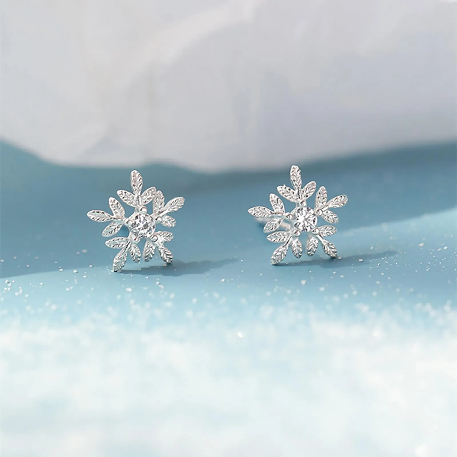 Amaon Outlet' Big Spring Sale Valentines Day Gifts 925 Sterling Silver Diamond Stud Earrings for Women Amaon Haul Sale Clearance Wedding Gifts for Birthday Anniversary for Her