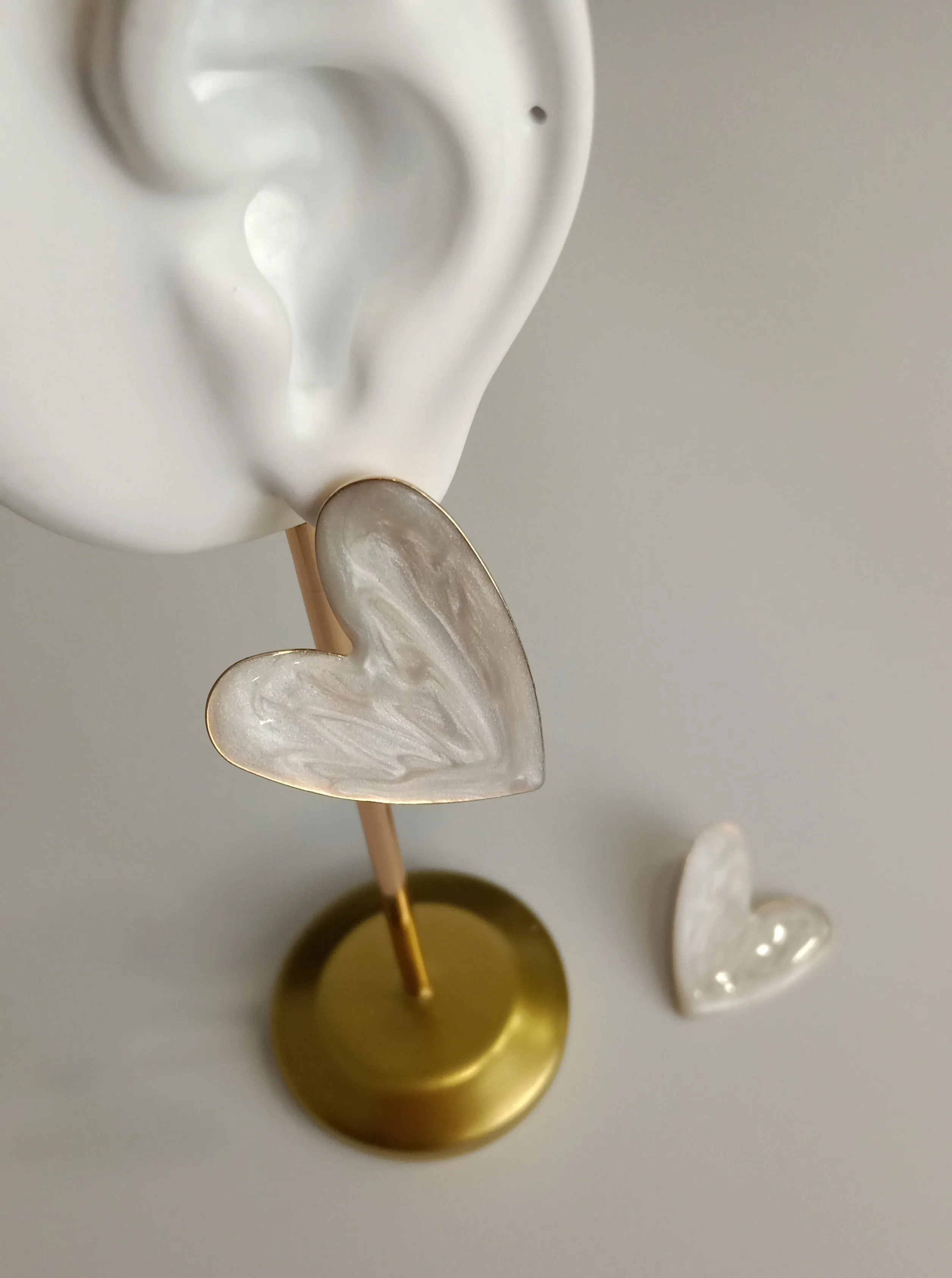 Angelic Bliss Heart Earrings