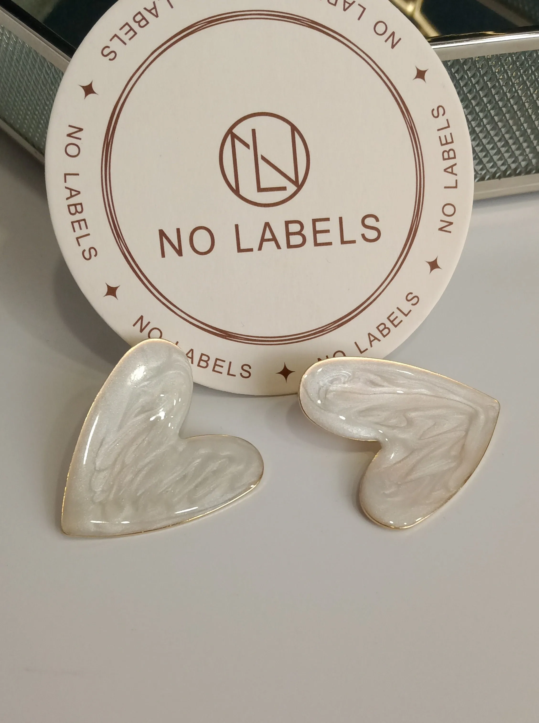 Angelic Bliss Heart Earrings