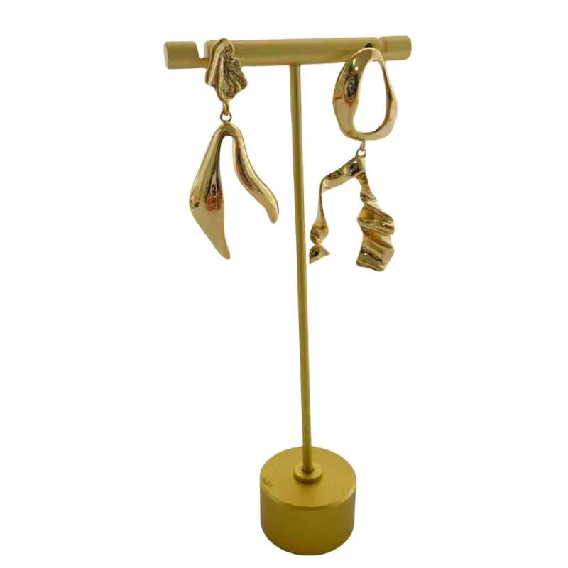 Asymmetrical Pendant Earrings