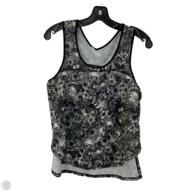 Athletic Tank Top By Lululemon In Floral Print, Size: 4