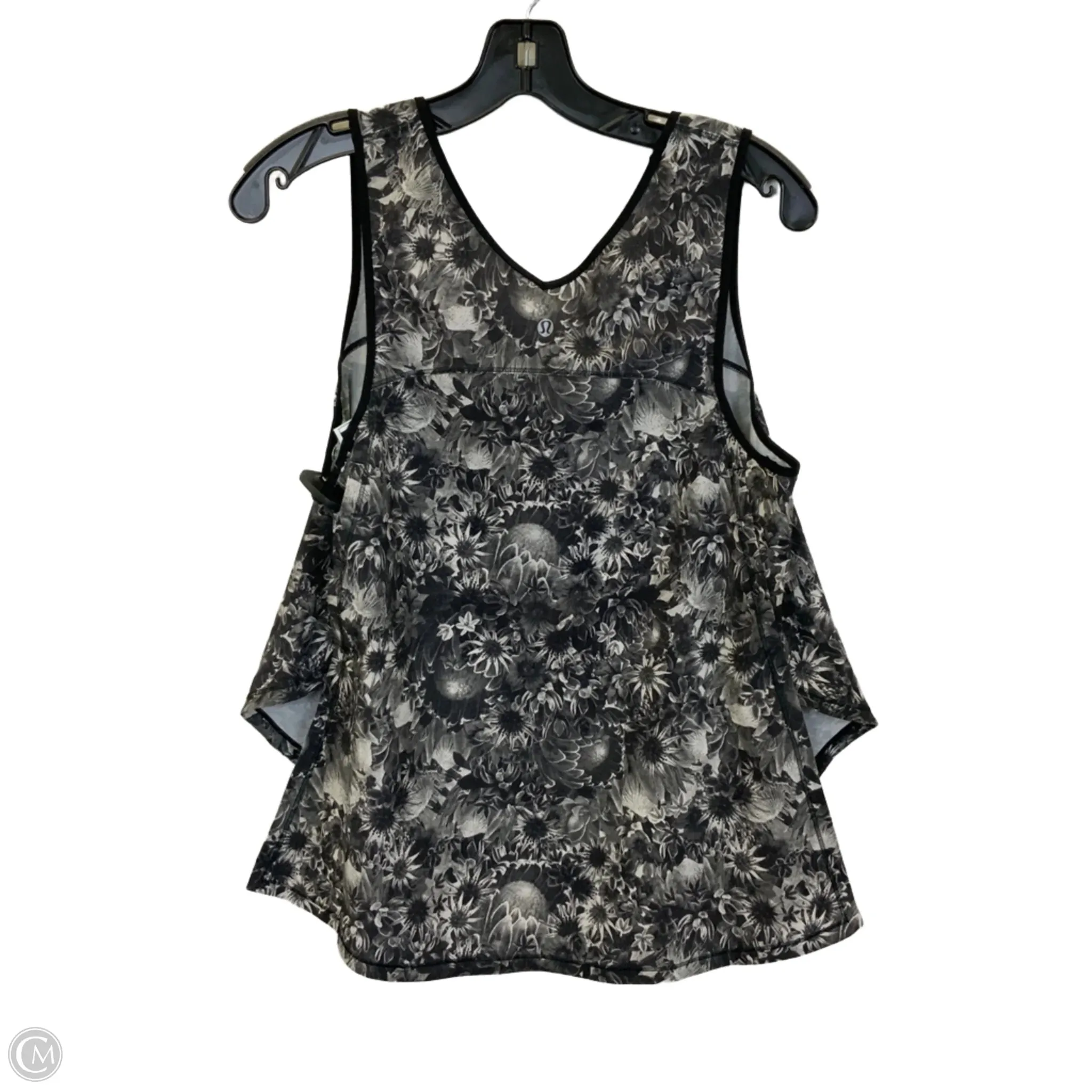Athletic Tank Top By Lululemon In Floral Print, Size: 4