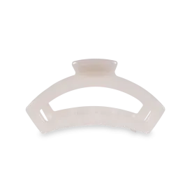 Coconut White Open Medium Teleties Clip