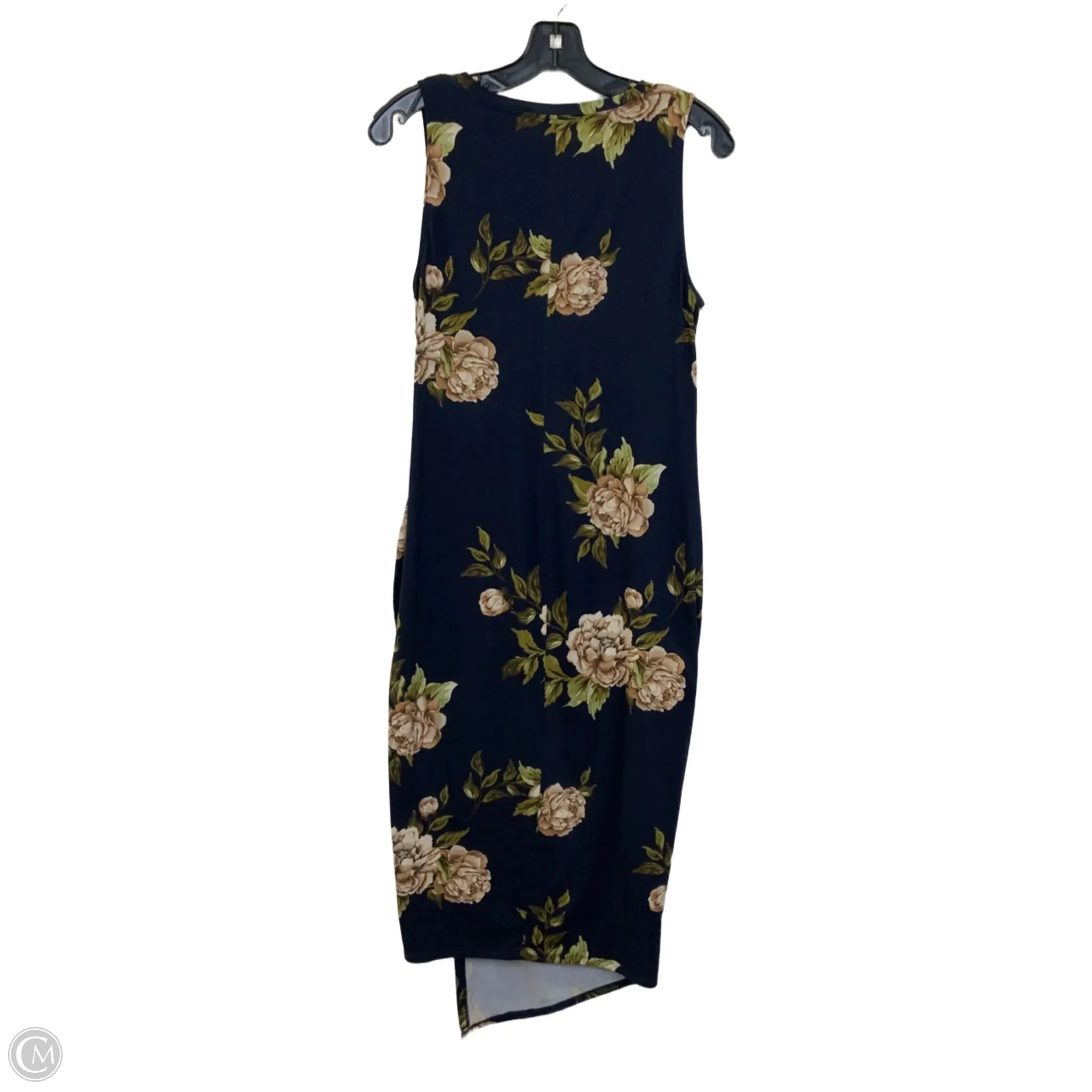 Dress Casual Midi By Clothes Mentor In Floral Print, Size: M