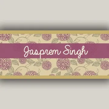Floral Desk Organizer