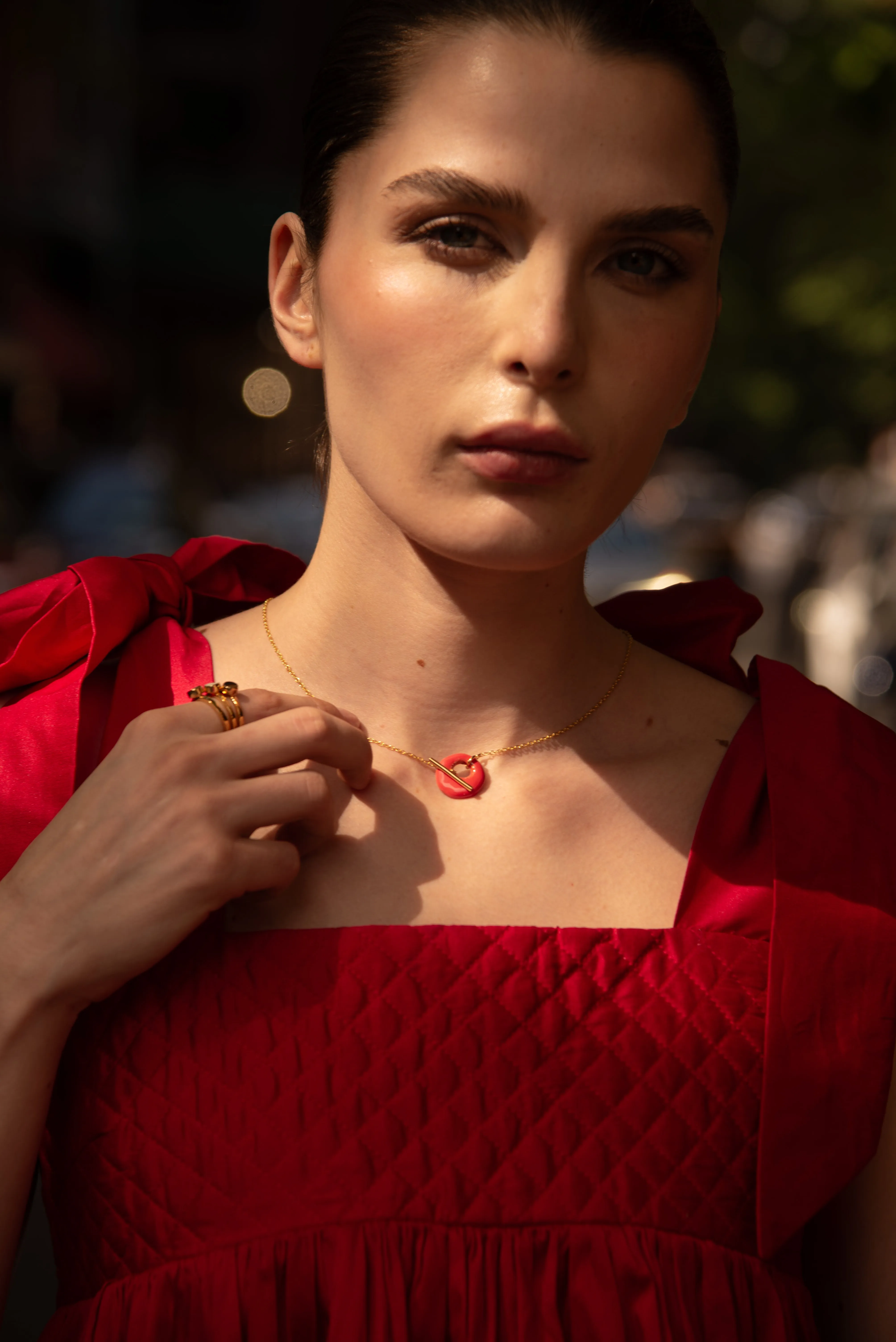 Kazuri Lariat Necklace