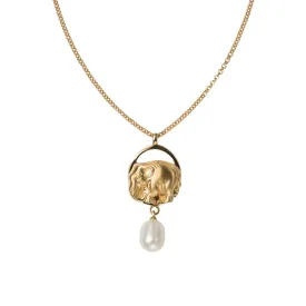 Precious Elephant Necklace - Gold