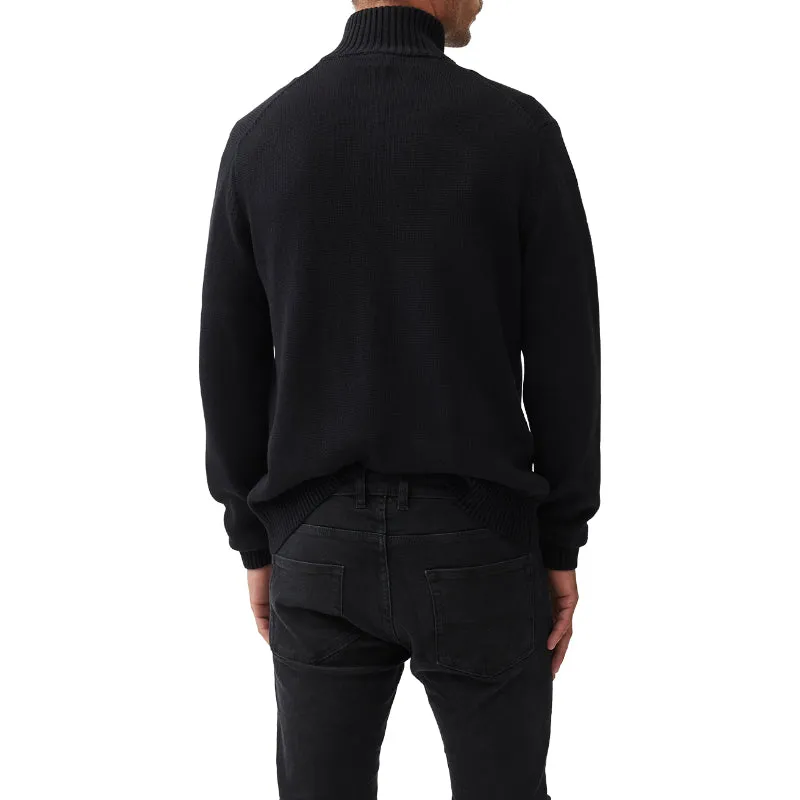 Rodd & Gunn Merrick Bay Mens 1/4 Zip Jumper - Onyx