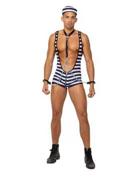 Roma 3PC Mens Prisoner of Desire Costume