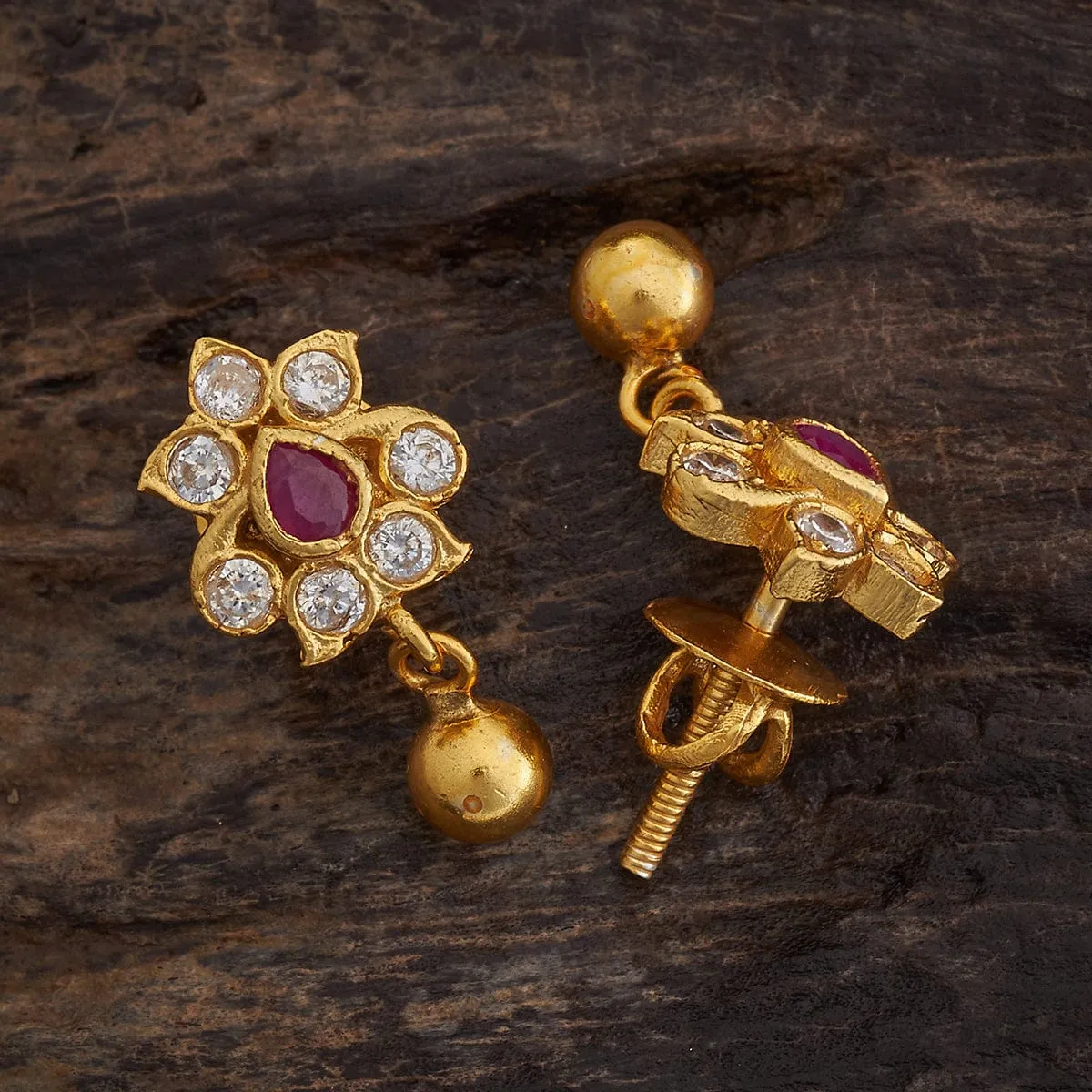 Silver Temple Earring 174074