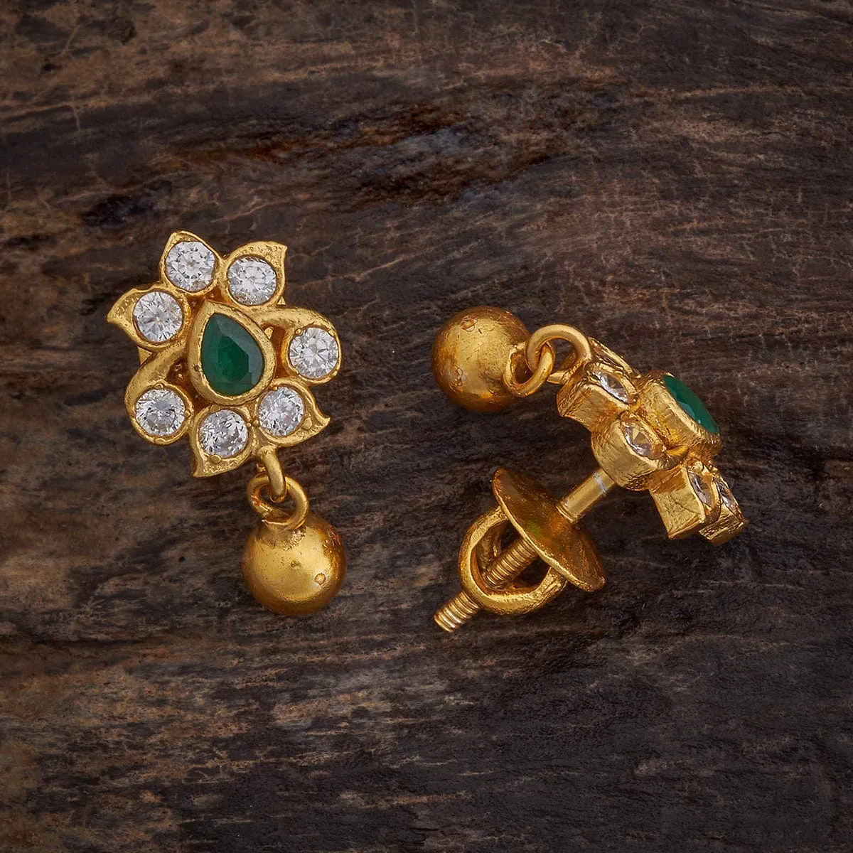 Silver Temple Earring 174074