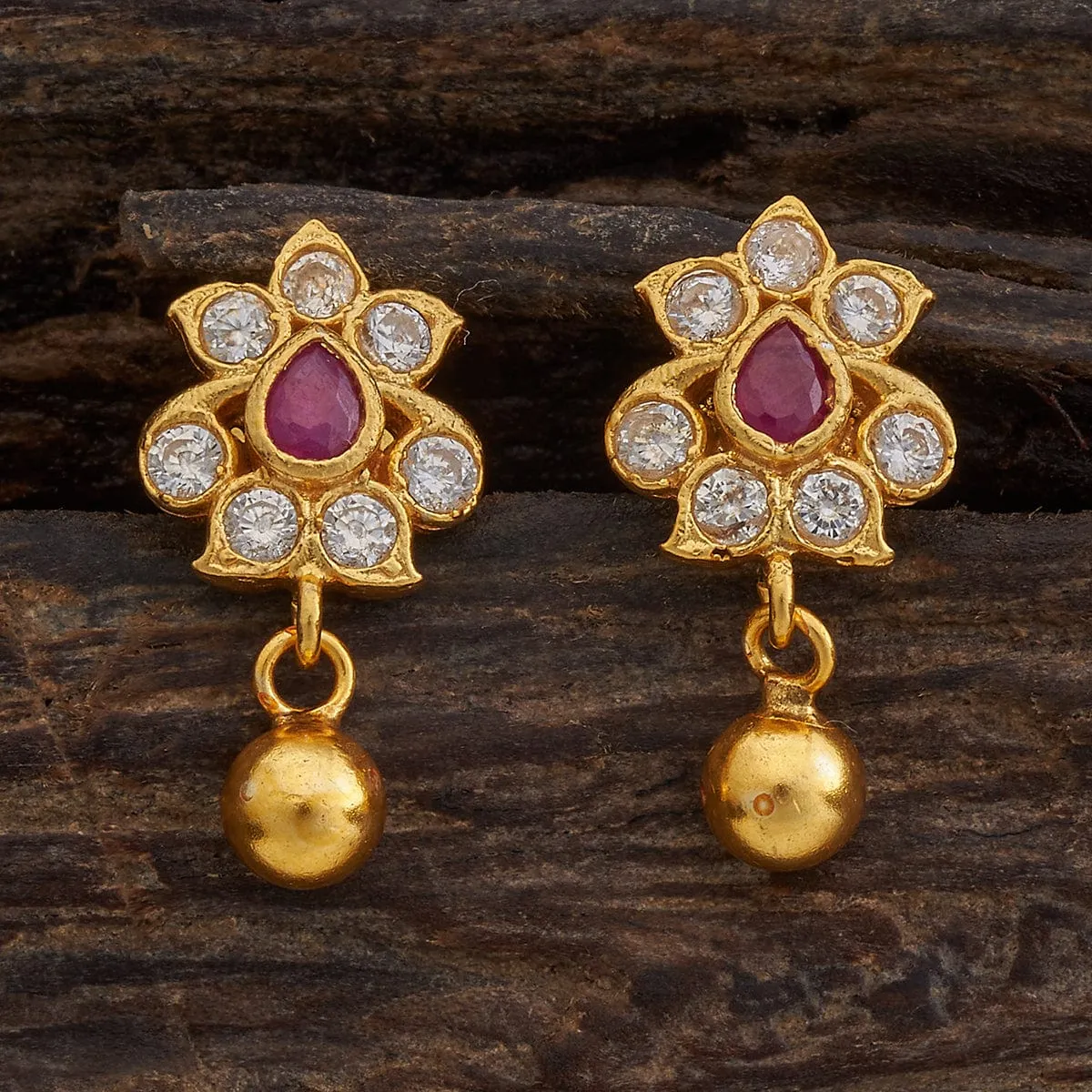 Silver Temple Earring 174074